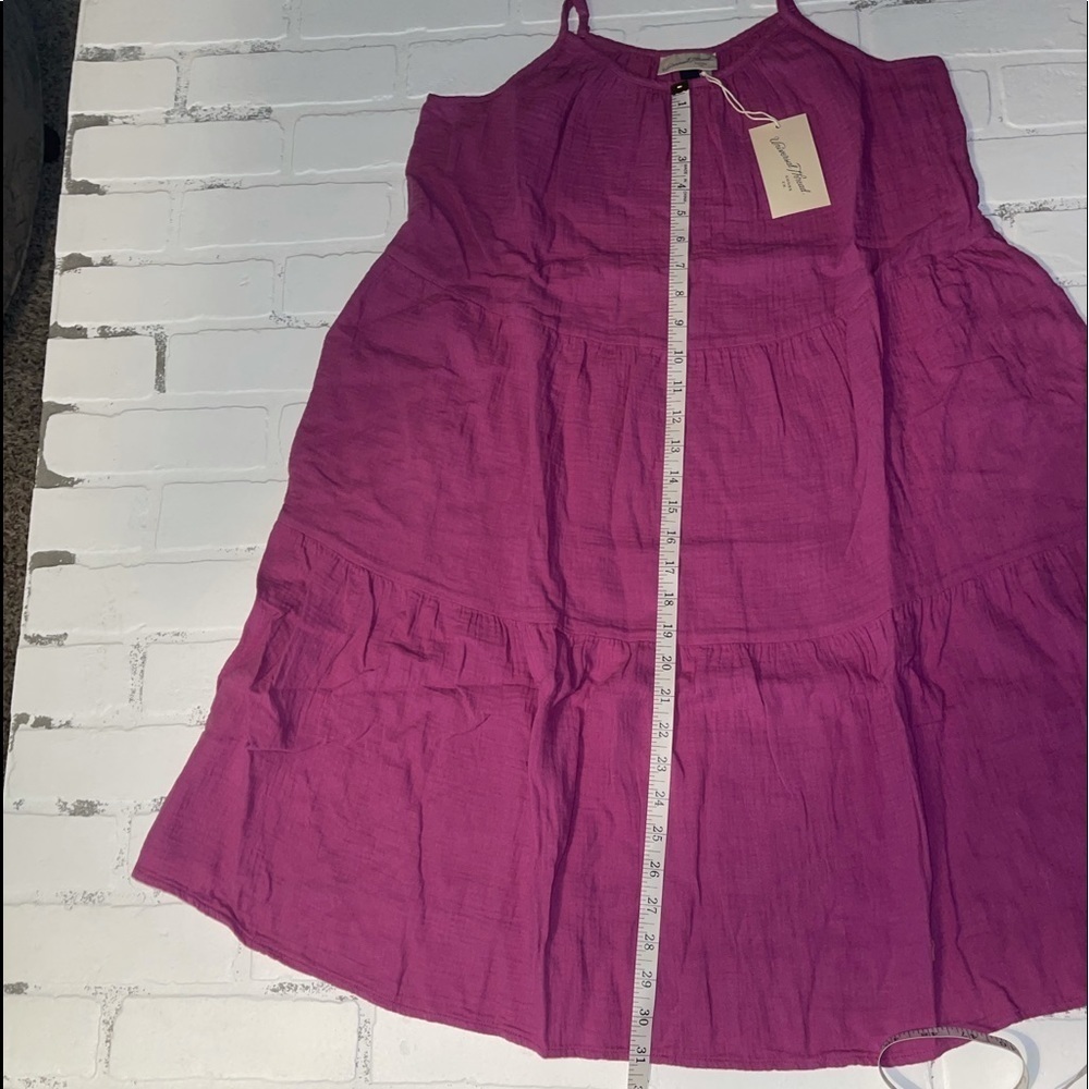 🍩 NWT Universal Thread Pink Tiered Tank Dress Small - Picture 6 of 9